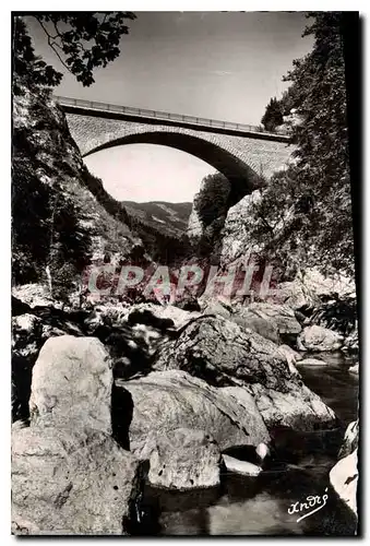 Cartes postales Les Belles Alpes Francaises Route de Villard de Lans a Pont en Royans Pont de la Goule Noire