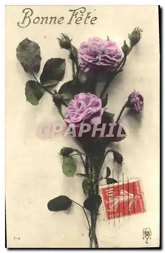 Cartes postales Bonne Fete Fleurs