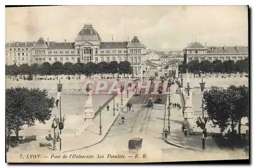 Cartes postales Lyon Pont de l'Universite Les Facultes