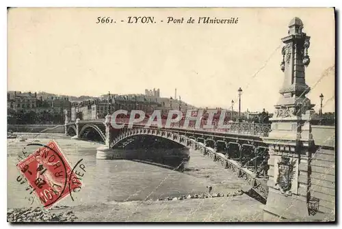 Cartes postales Lyon Pont de l'Universite