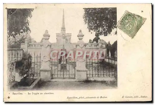 Cartes postales Bazeilles La Crypte au cimetiere