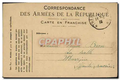 Carte de Franchise Militaire Bron Morzine