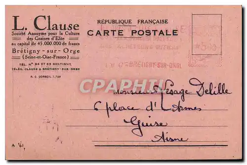 Carte de Franchise Militaire Delille Guise