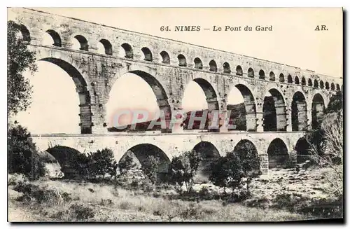 Cartes postales Nimes Le Pont du Gard