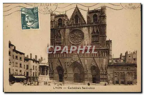 Cartes postales Lyon Cathedrale Saint Jean