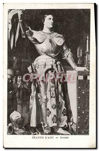 Cartes postales Jeanne D'Arc Ingres