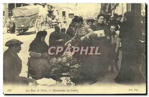 REPRO Les Rues de Paris Marchandes au Panier