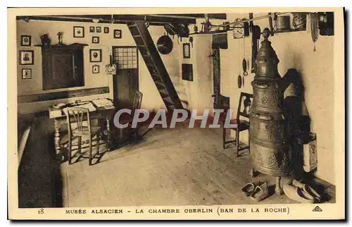 Cartes postales Musee alsacien La Chambre oberlin ban de la roche