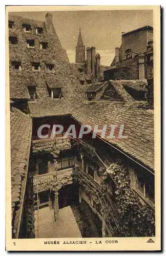 Cartes postales Musee alsacien La Cour