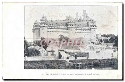 Cartes postales Chateau de Pierrefonds Vue d'Ensemble cote ouest