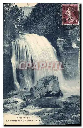 Ansichtskarte AK Dauphine Sassenage La Cascade du Furon