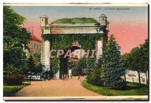 Cartes postales Metz La Porte Sarpenoise
