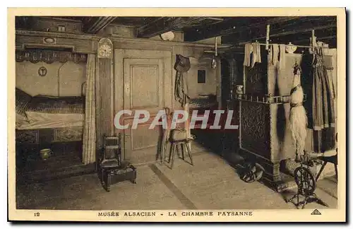 Cartes postales Musee alsacien La Chambre Paysanne