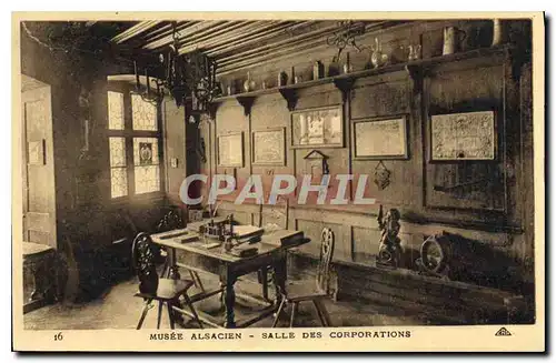 Cartes postales Musee alsacien Salle des Corporations