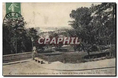 Cartes postales Villeneuve Saint Georges Vue sur la Vallee de la Seine prise de l'Hotel de Ville