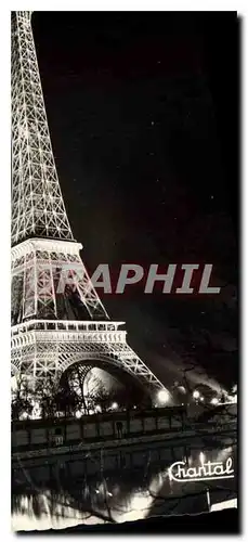 Cartes postales Paris La Tour Eiffel illuminee