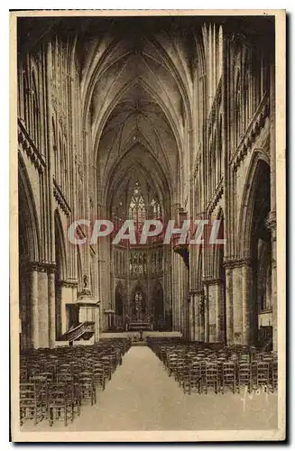 Cartes postales Metz Moselle Interieur de la Cathedrale La Nef