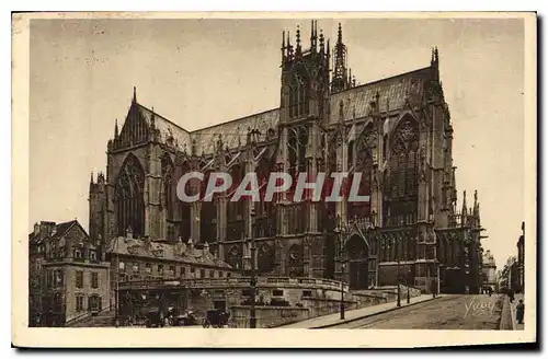 Cartes postales La Douce France Metz Moselle L'Abside de la Cathedrale