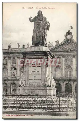 Cartes postales Nancy Statue du Roi Stanislas