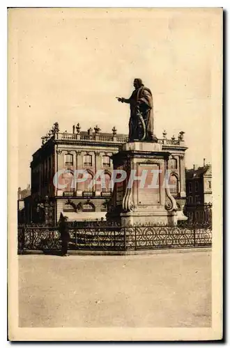 Cartes postales Nancy Artistique Place Stanislas Statue du Roi Stanislas