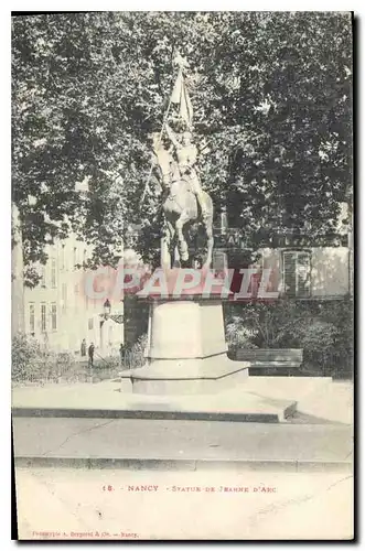 Cartes postales Nancy Statue de Jeanne d'Arc