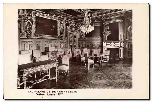 Ansichtskarte AK Palais de Fontainebleau Salon Louis XIII