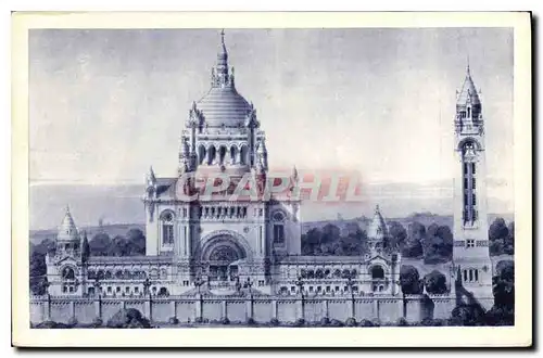 Cartes postales La Basilique de Lisieux Vue generale du Projet