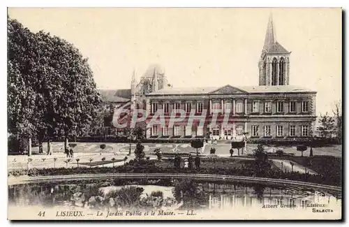 Ansichtskarte AK Lisieux Le Jardin Public et le Musee