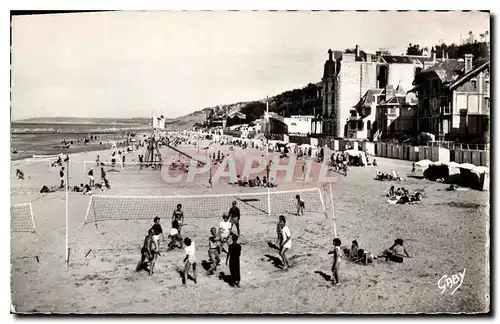 Ansichtskarte AK Houlgate Calvados Les Jeux sur la Plage Volley-Ball Volley