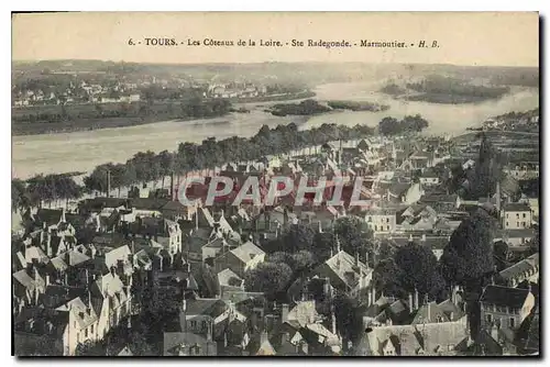 Cartes postales Tours Les Coteaux de la Loire Ste Radegonde Marmoutier