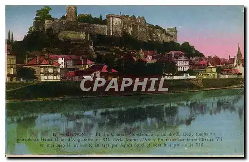 Cartes postales Chinon Le Chateau