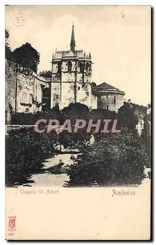 Cartes postales Chapelle St Hubert Amboise