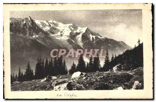 Cartes postales Chamonix le Mont Blanc vu de la Flegere