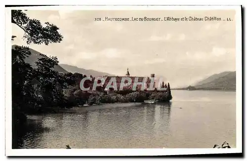 Cartes postales Hautecombe Lac du Bourget L'abbaye et le Chateau Chatillon