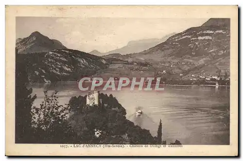 Cartes postales Lac d'Annecy Hte Savoie Chateau de Duingt et Talloires