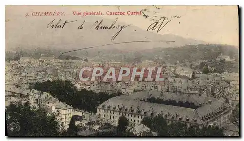 Ansichtskarte AK Chambery Vue generale Caserne Curial Militaria