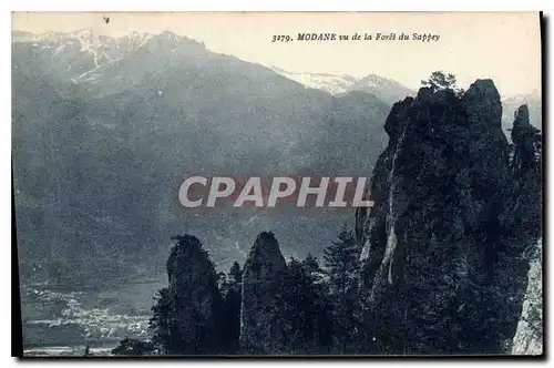 Cartes postales Modane vu de la Foret du Sappey