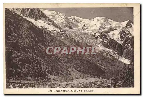 Cartes postales Chamonix Mont Blanc