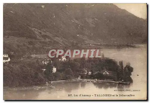 Ansichtskarte AK Lac d'Annecy Talloires et le Debarcadere