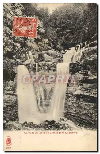 Cartes postales Cascade du Bout du Monde pres Chambery