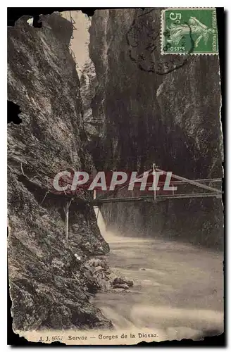 Cartes postales Servoz Gorges de la Diosaz