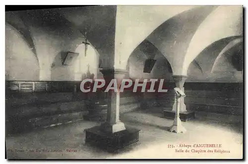 Cartes postales Abbaye d'Aiguibelle Salle du Chapitre des Religieux