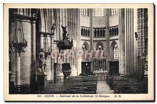 Ansichtskarte AK Dijon Interieur de la Cathedrale St Benigne