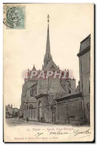 Cartes postales Dijon Abside Saint Benigne