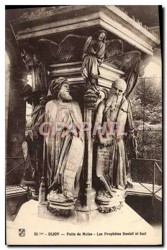 Cartes postales Dijon Puits de Moise Les Prophetes Daniel et Isai