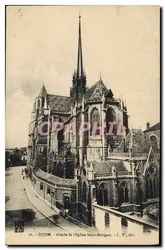 Ansichtskarte AK Dijon Abside de l'Eglise Saint Benigne