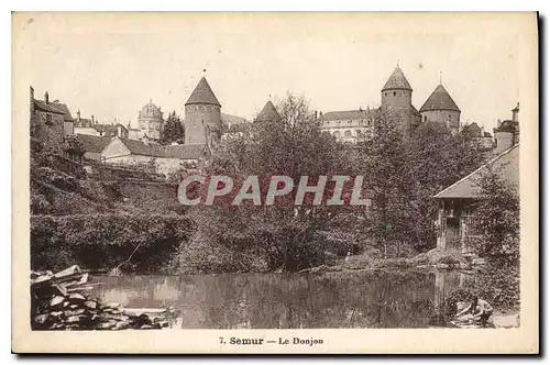 Ansichtskarte AK Semur Le Donjon