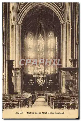 Cartes postales Dijon Eglise Saint Michel Vue interieure