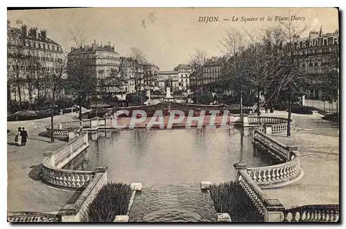 Cartes postales Dijon La Square et la Place Darcy