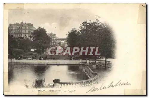 Cartes postales Dijon Place Darcy